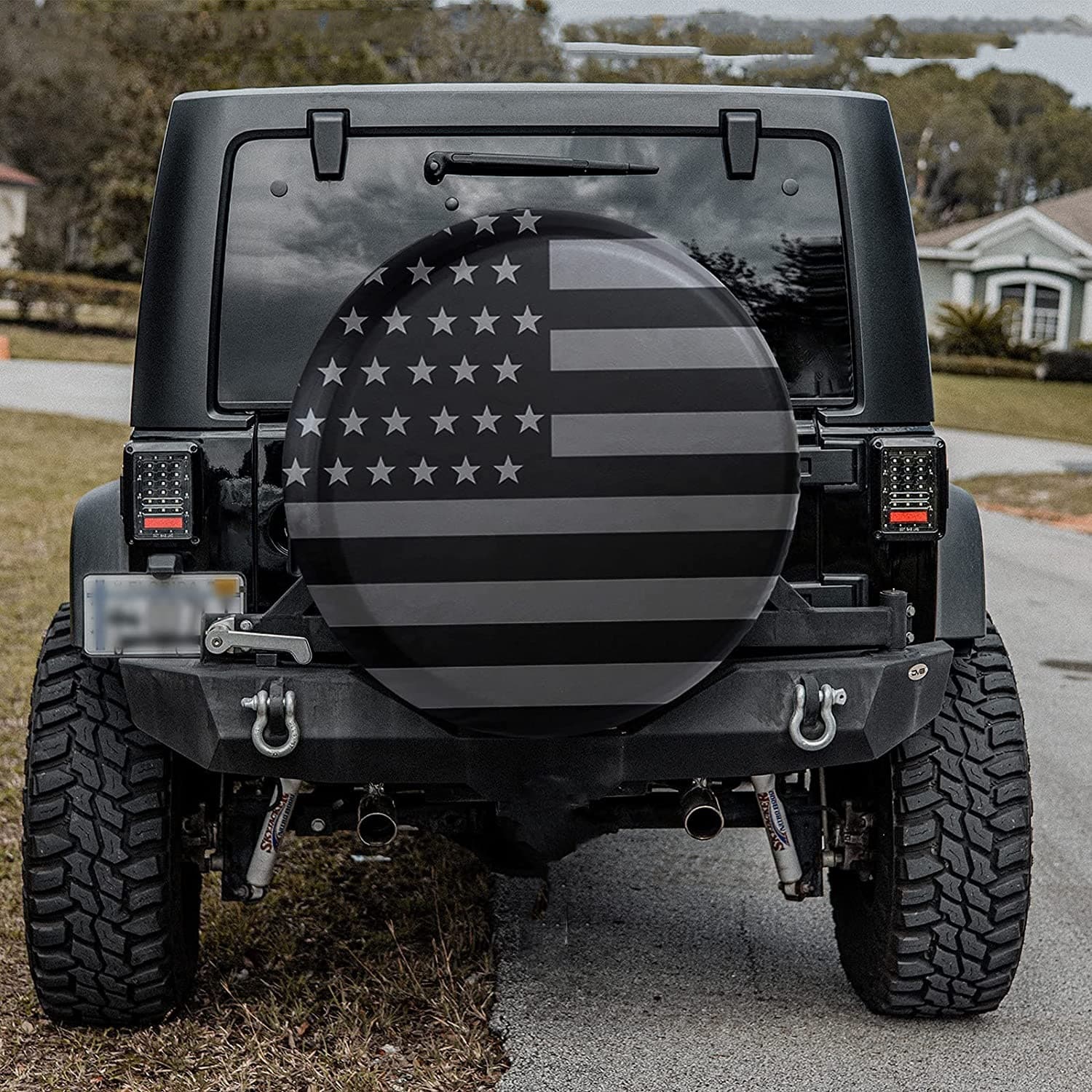 Jeep Wrangler Sahara Hummer Toyota Flag Spare Tire Cover Car Accessories