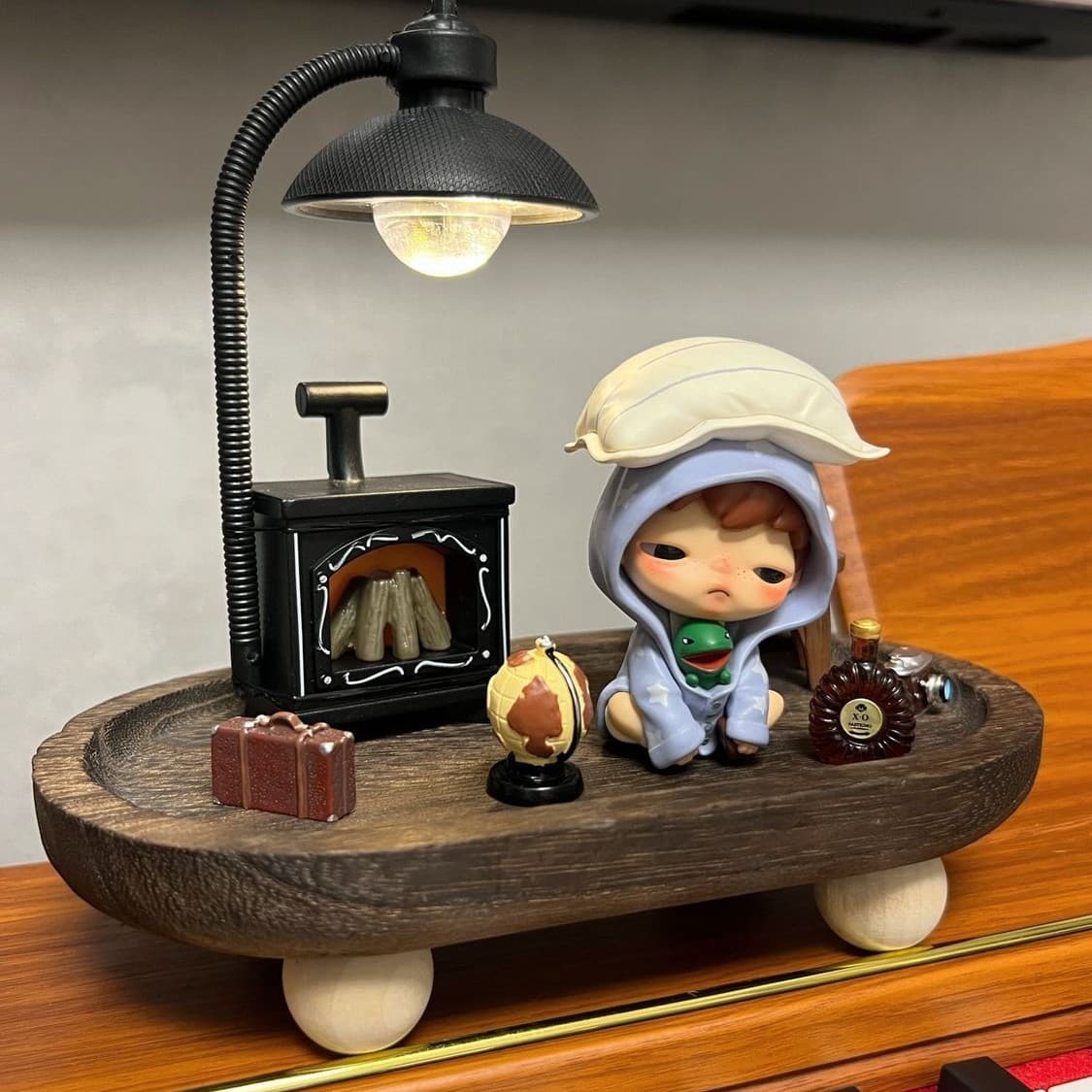 Solid Wood Storage Tray Aromatherapy Tray Key Tray Entryway Decoration Wooden Jewelry Tray Jewelry Display Photography Prop