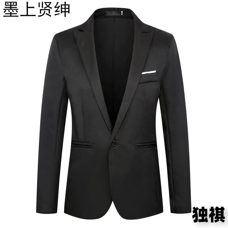 Plus Size Winter Business Casual Men's Suit Jacket Large Office Workwear Trendy Men's Fashion Outerwear Comfortable Fit