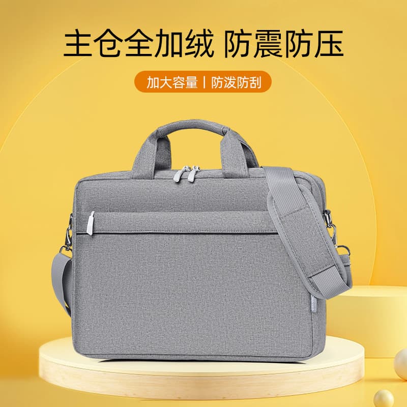 Laptop Hand Carry Bag for 15.6/14/17-inch Notebooks, Water-Resistant Business Briefcase for Men and Women