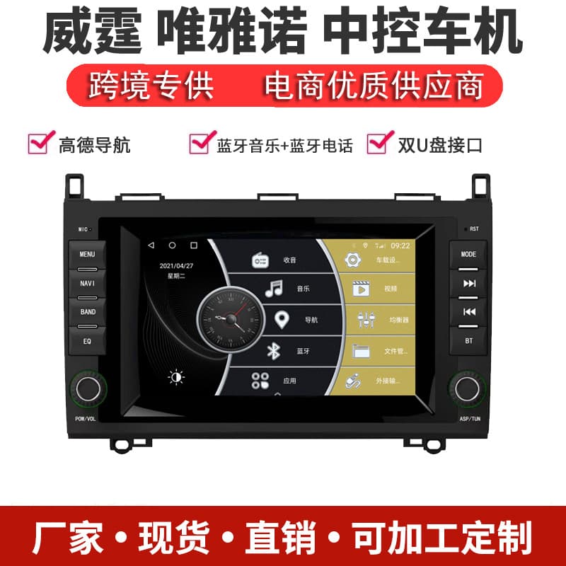 Mercedes-Benz Vito Navigation B200 Android Car Navigation Viano Center Console Large Screen Sprinter Host Vito Screen
