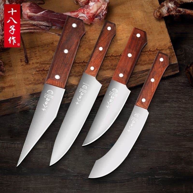 Shibazi Slaughter Knife, Pig Slaughter Specialized Knife, Professional Meat Selling Boning, Meat Removal, Skinning Knife, Special Cutting Meat Cleaver