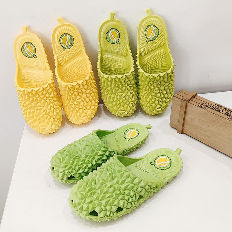 Vietnamese Style Wentu Comfort Home Couple Slippers Summer Bathroom Simple New Slippers Men Women Durian Slippers