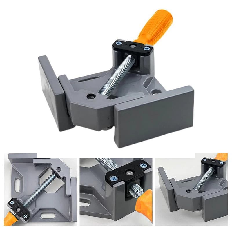 Right Angle Clamps 90-Degree Angle Clamps Quick Fix Aquarium Glass Woodworking Picture Frame Clamps Multi-Function Positioning Tighteners