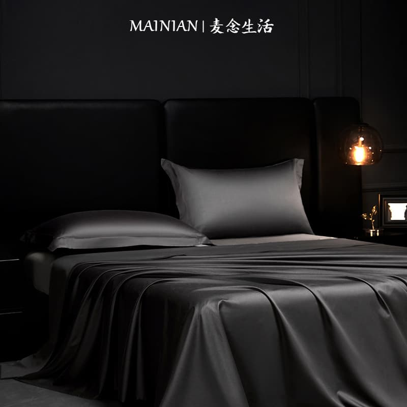 Premium Xinjiang Long-Staple Cotton Fitted Sheet Single Piece 100% Cotton 100-Thread Count Pure Cotton Single/Double Sateen Weave Thickened Bed Sheet Three-Piece Set