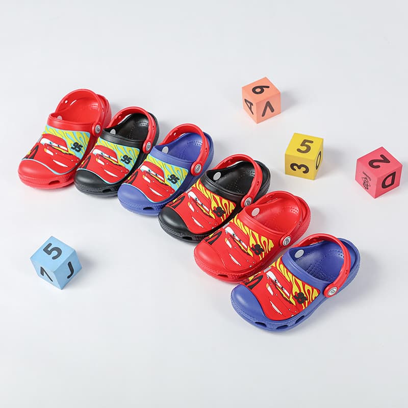 2025 Summer New Disney Baby Two-Wear Sandals Beach Shoes Children's Clog Sandals Non-Slip