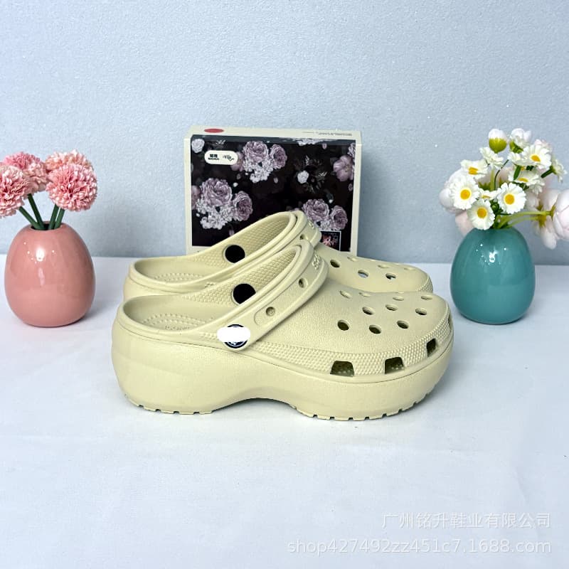 Summer Clog Shoes Cloud-Like Height Increase Thick Sole Dad Shoes Beach Sandals Outdoor Sandals Unisex
