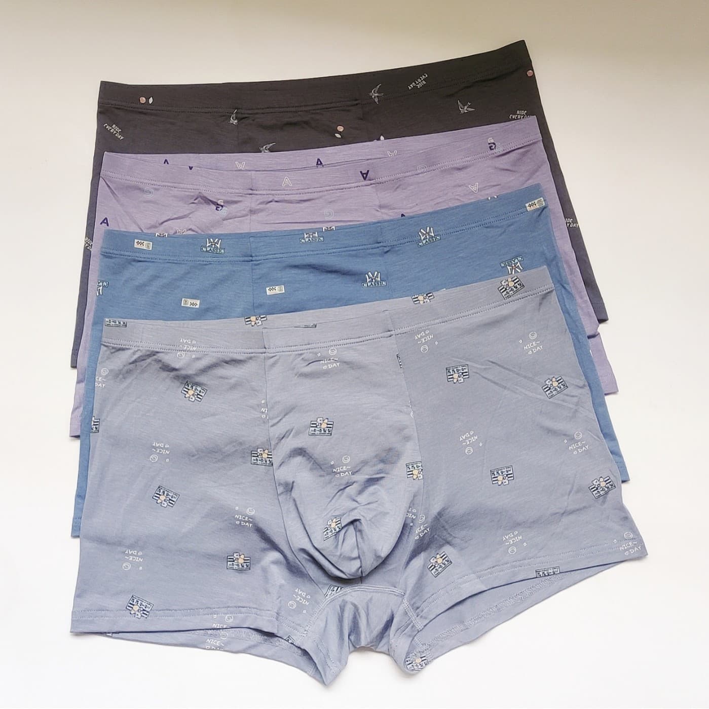 Wholesale Men's Modal Comfort Plus Size Loose-Fit Boxer Briefs