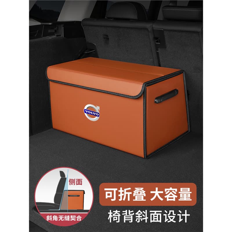 Trunk Storage Box for Volvo XC60 XC40 XC90 S60 S90 V90 Car Organizer