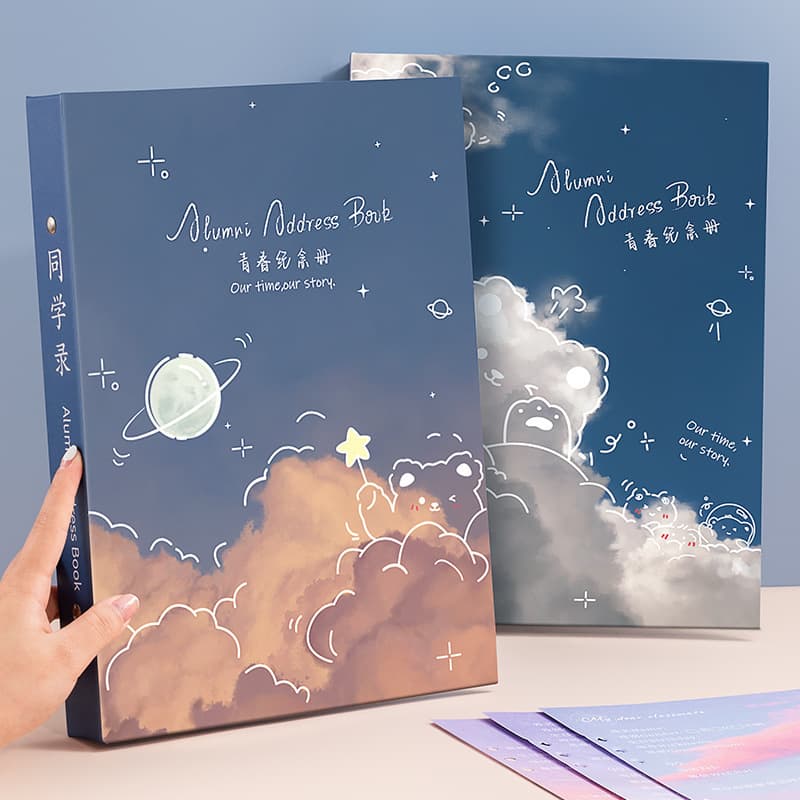 Primary School Yearbook Youth Graduation Loose-Leaf Student Gift for Girls Promotion Middle School Commemorative Album