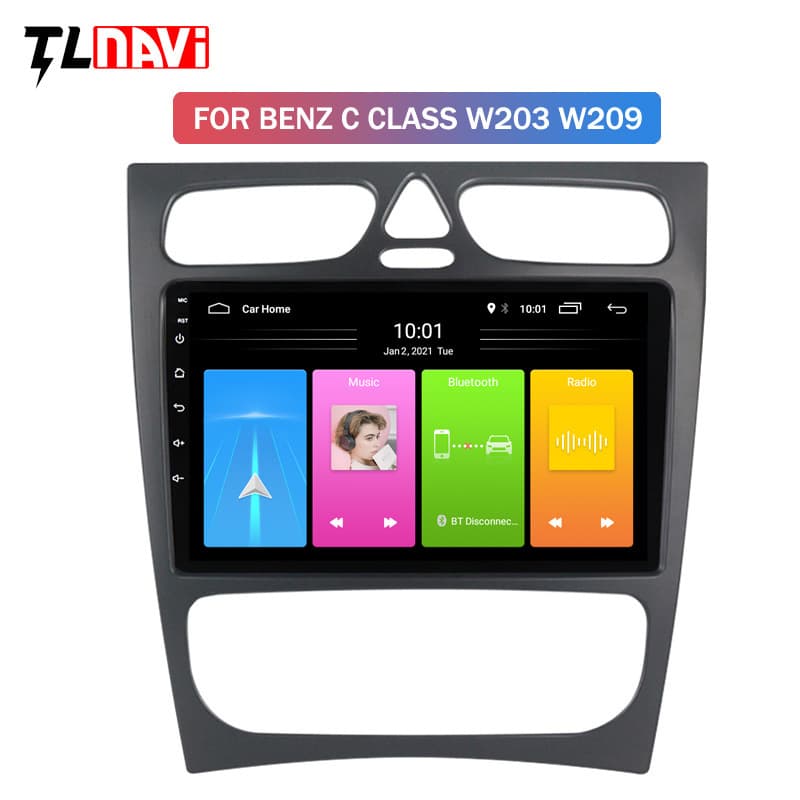 Cross-border Product GPS Reverse Camera Car Navigation All-in-One for Mercedes-Benz W203 W209 C-Class
