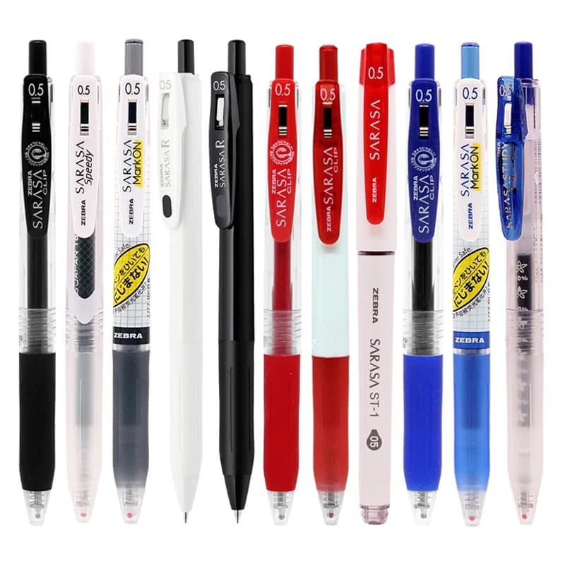 Japanese zebra pen JJ15 gel pen ZEBRA0.3/0.38/0.4/0.5/0.7/1.0mm press pen