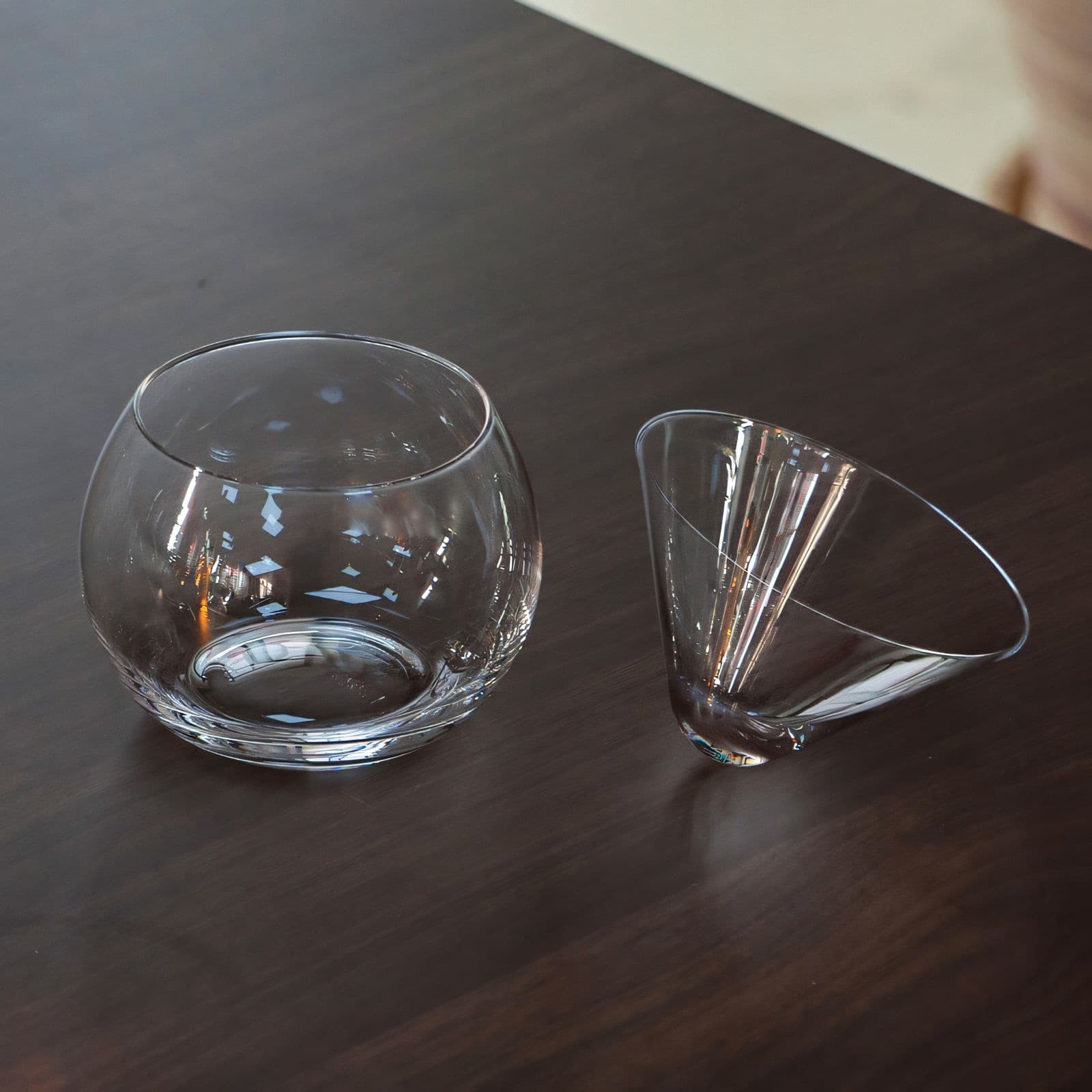 Japanese Double-Layer Sake Ice Wine Cooler Separated Water-Isolation Ice Wine Pitcher Bar Cocktail Glass Chiller Soaking Ice Pot