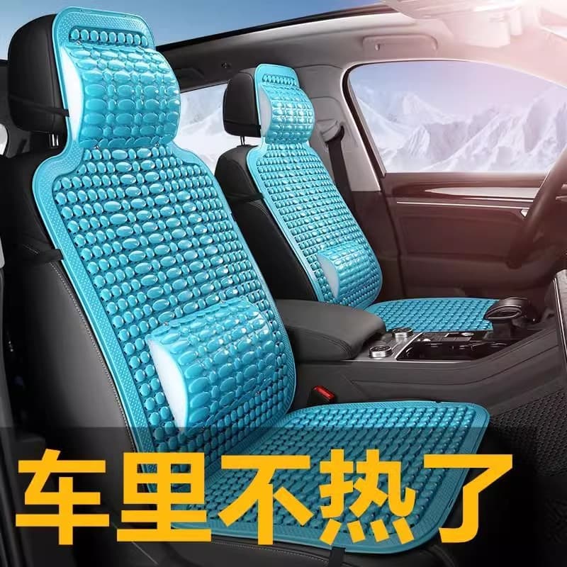 Summer Plastic Car Seat Cushion Ventilated Cooling Mat Breathable Truck Seat Cover Universal Driver Seat