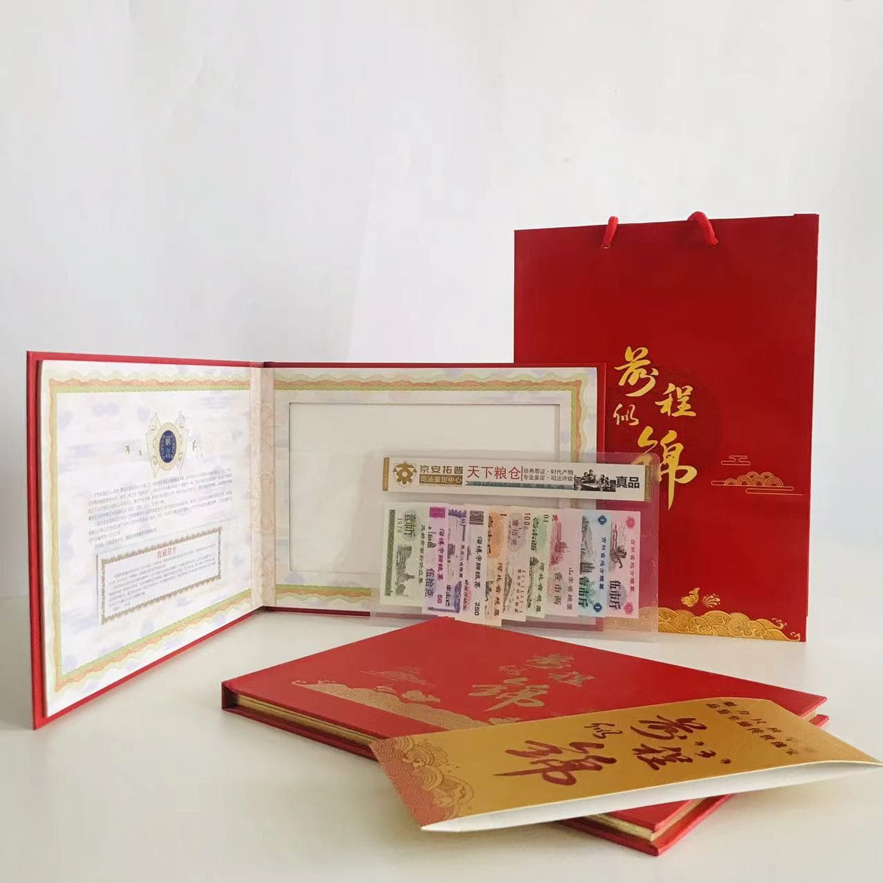 "Granaries of the World" 10-stamp collector's album available for dropshipping; bulk orders receive discounts.