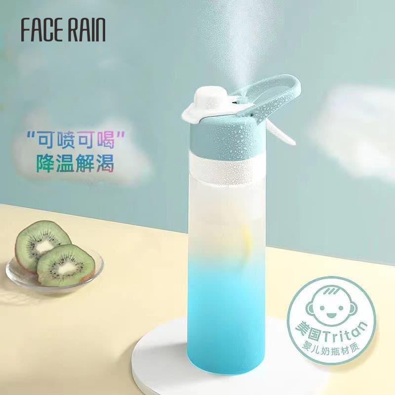 Tritan spray water bottle, suitable for both boys and girls, separates tea and water for children, and is multifunctional for summer use, suitable for basketball sports and portable.