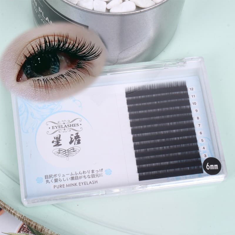 Zero-Touch Single-Strand Lower Eyelash Extensions, Flat Lashes, Soft and Comfortable, Specially Designed for Beauty Salons, 0.15 Thickness