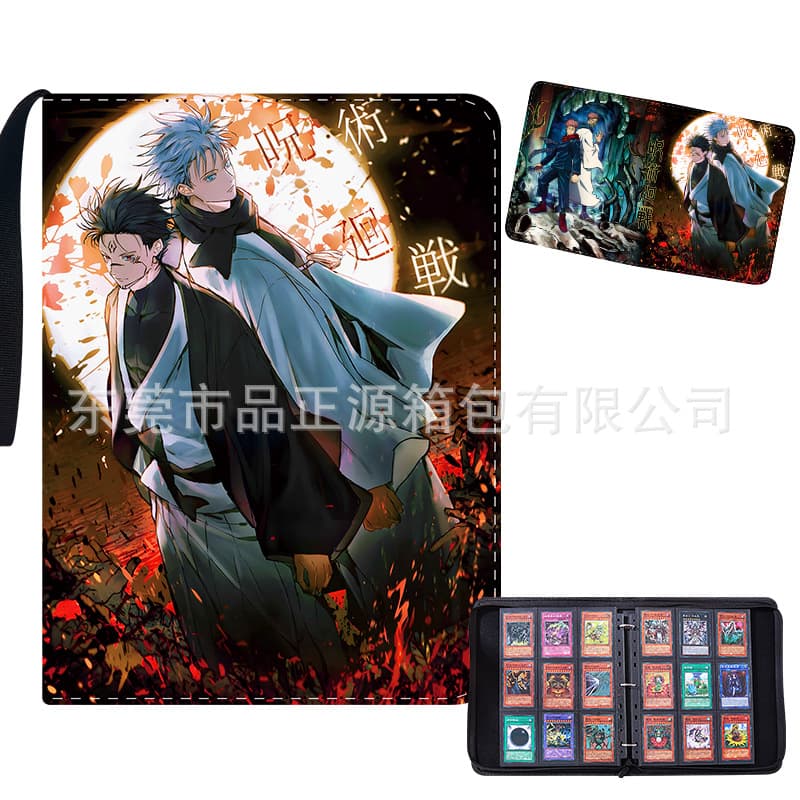 Jujutsu Kaisen Card Album Large Capacity Card Collection Book Yuji Itadori Satoru Gojo Card Storage Box 3-inch Card Holder