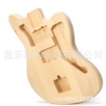 Pritman DIY Electric Guitar MZB4400 Basswood Body Parts DIY Guitar Music Electric Instrument