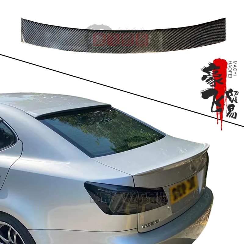 Suitable for 06-11 Old Lexus IS Rear Wing Modified Roof Spoiler Old ISN250 Punch-Free Pressure Rear Fixed Wind Spoiler