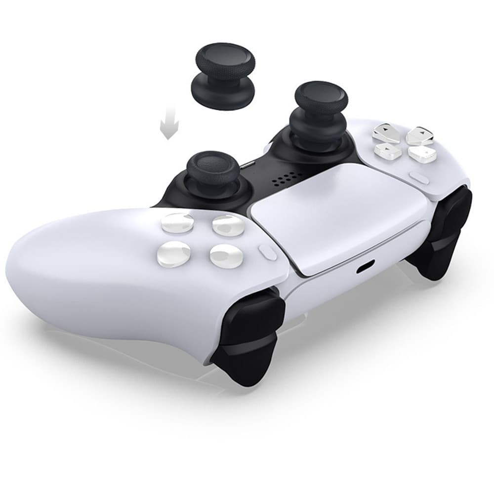PS5 Controller Replacement Accessories PS4/PS5 Controller 3D Protective Cap 2-Pack