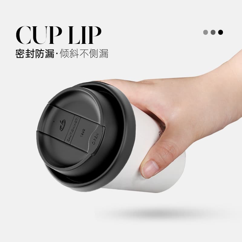 Tea-coffee integrated lid, disposable 90mm paper cup lid with leak-proof design for takeaway milk tea and coffee cups.