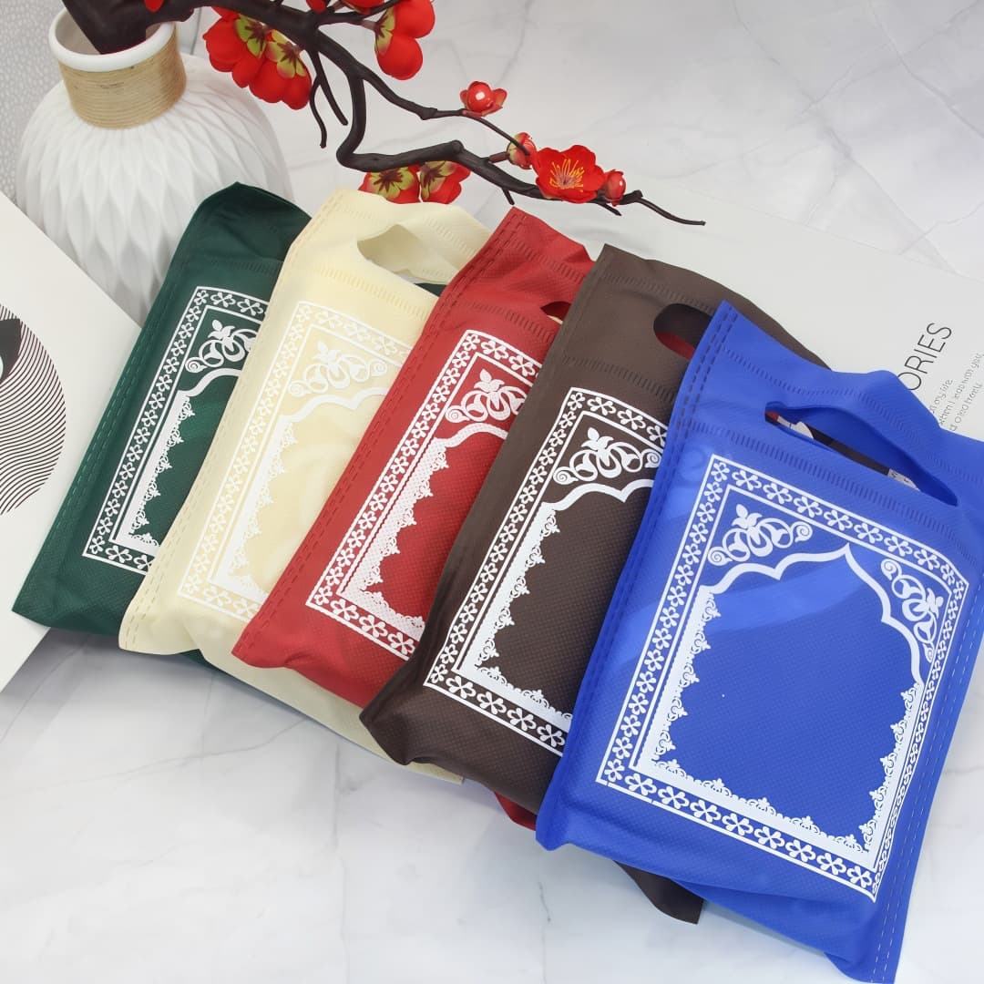 108*58 Non-woven Blanket, Portable Disposable Travel Blanket, Prayer Mat with Compass