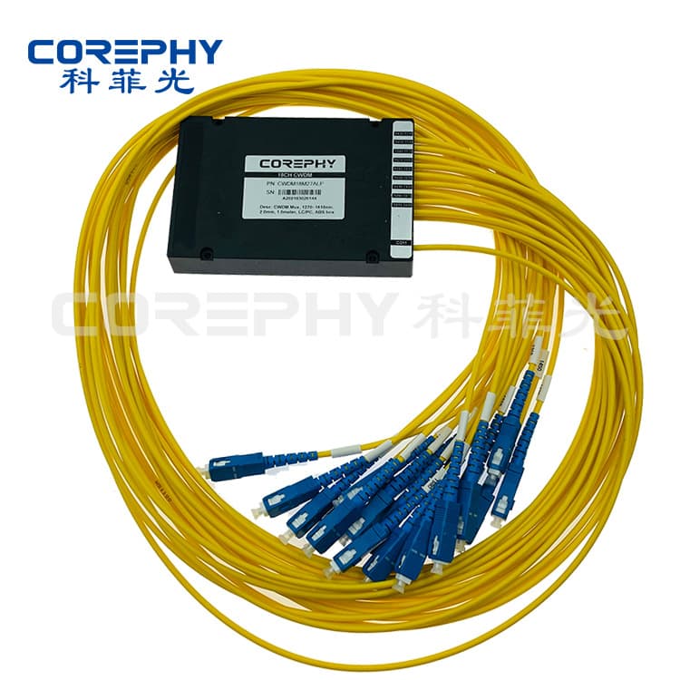 18-Channel Coarse Wavelength Division Multiplexing 1270~1610 1271-1611 18CH CWDM Mux Demux