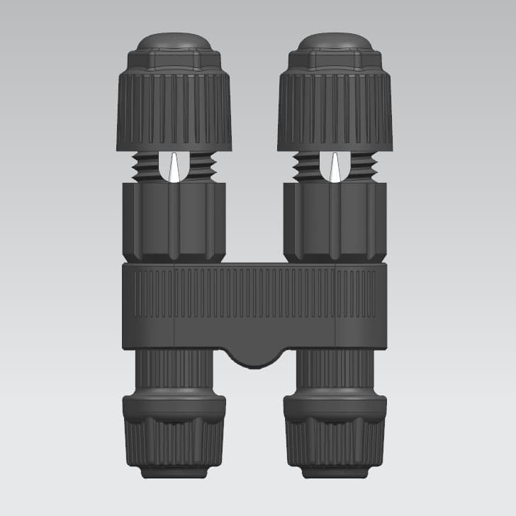 Cross-border Waterproof Cable Connector Outdoor LED Quick Connector Low Voltage Landscape Lighting Joint Solder-free