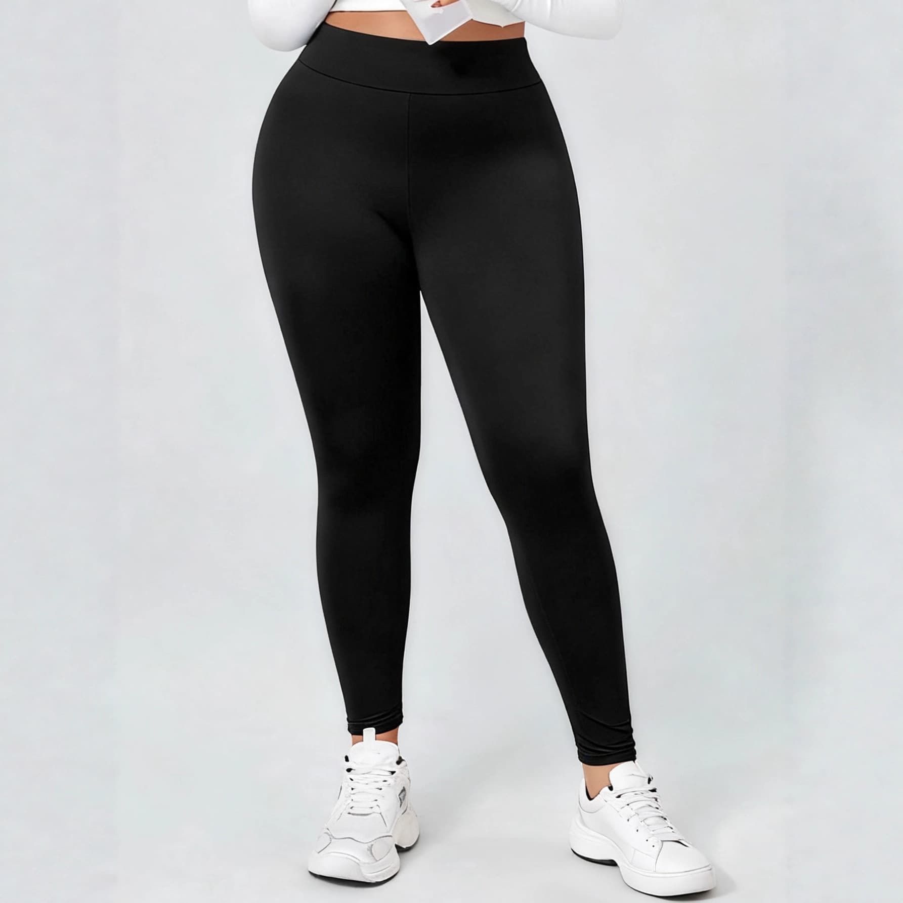 Women's Pants Cross-border Europe and America Plus Size Fitted Leggings Casual Pants Hip-hugging Pants Skinny Pants F201839