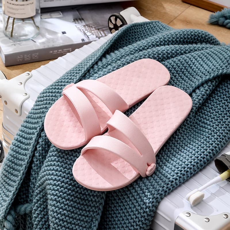 Foldable Lightweight Travel Slippers for Men and Women, Summer Outdoor Swimming Flip Flops, Portable for Business Trips and Travel
