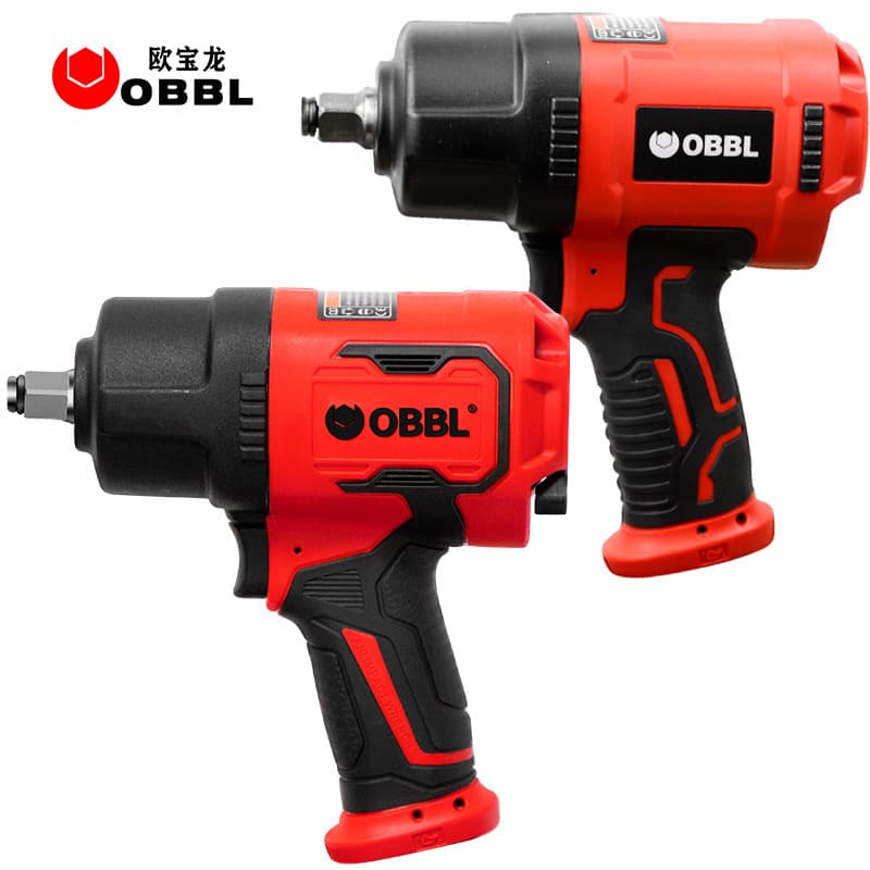 Oubaolong Plastic Steel High Torque Pneumatic Wrench Auto Repair Tire Removal 1/2" Mini Air Impact 7286