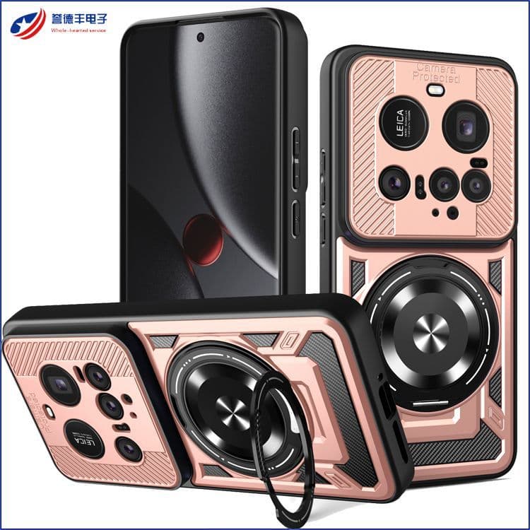 Compatible with Xiaomi Mi 15T Ultra Phone Case, Youjia Skin-Feel Rotating Bracket Magnetic Anti-Drop Protective Cover