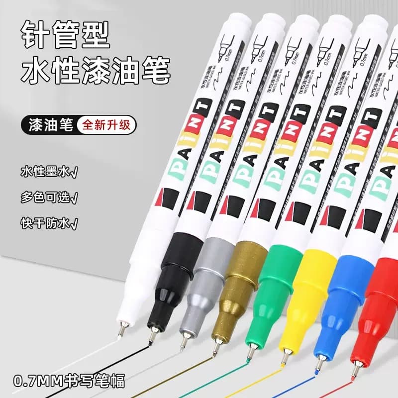 Shield 113 0.7mm Colored Technical Marker, Waterproof and Fading-Resistant, Industrial Tire Touch-Up Marker