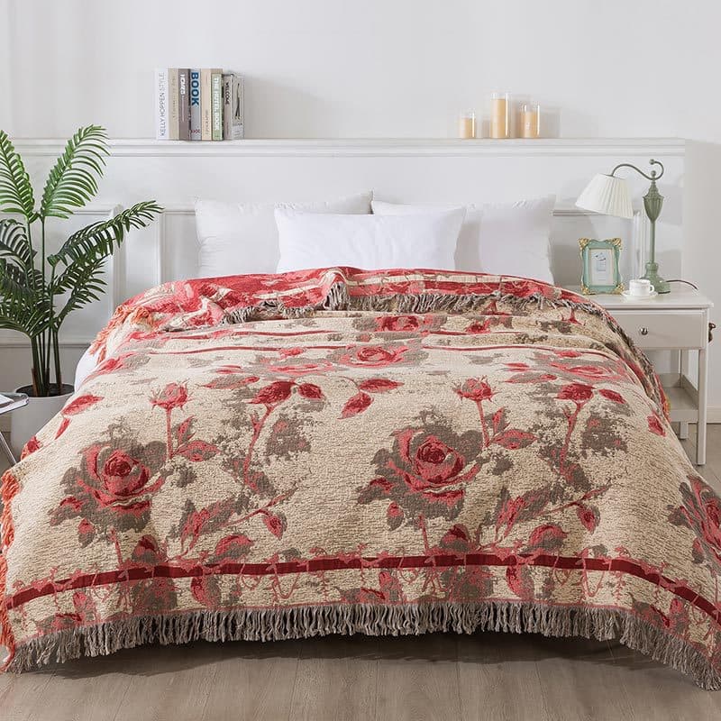 New style gauze towel blanket, adult thickened pure cotton towel blanket, couple summer quilt, thin summer blanket.
