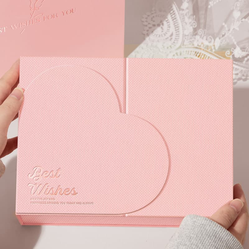 Pink gift box, birthday gift box, empty box, high-end perfume packaging box, souvenir, Valentine's Day gift box