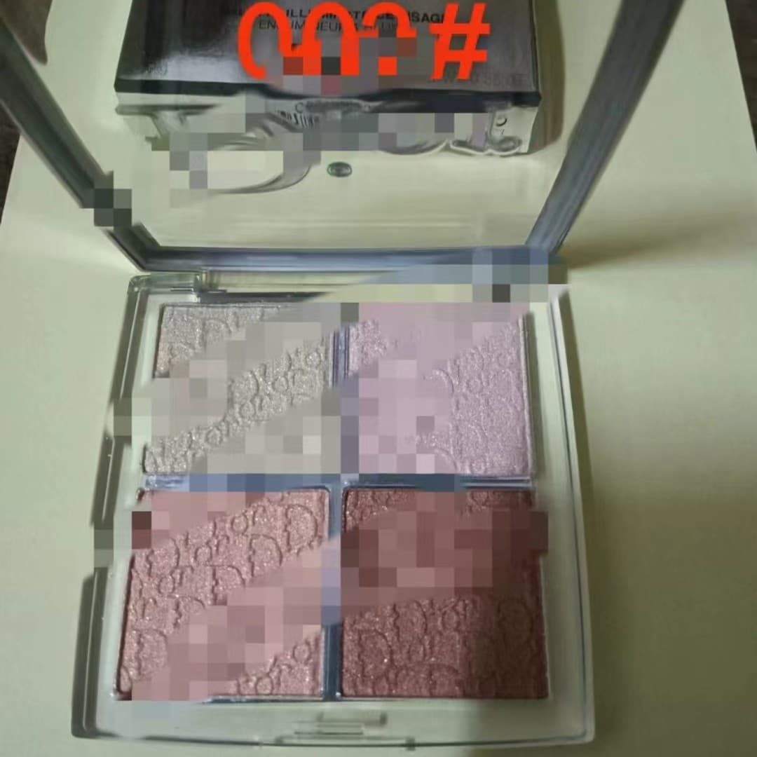 Four-Color Highlighter Blush Palette Contour Palette Face Makeup Palette Long-Lasting Compact Powder Four Colors