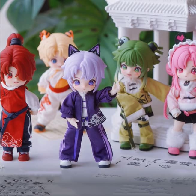 Genuine NAGI Beast Boy three generations study season blind box BJD doll movable doll cute doll hand-made female ornaments
