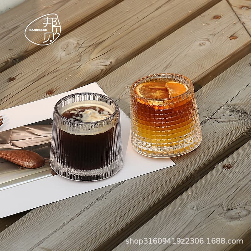 Ins Internet Celebrity Coffee Cup Cold Drink Cup, Rotating Tumbler Cup, Milk Tea Cup Cold Drink Cup, High Appearance Stress Relief Beer Cup