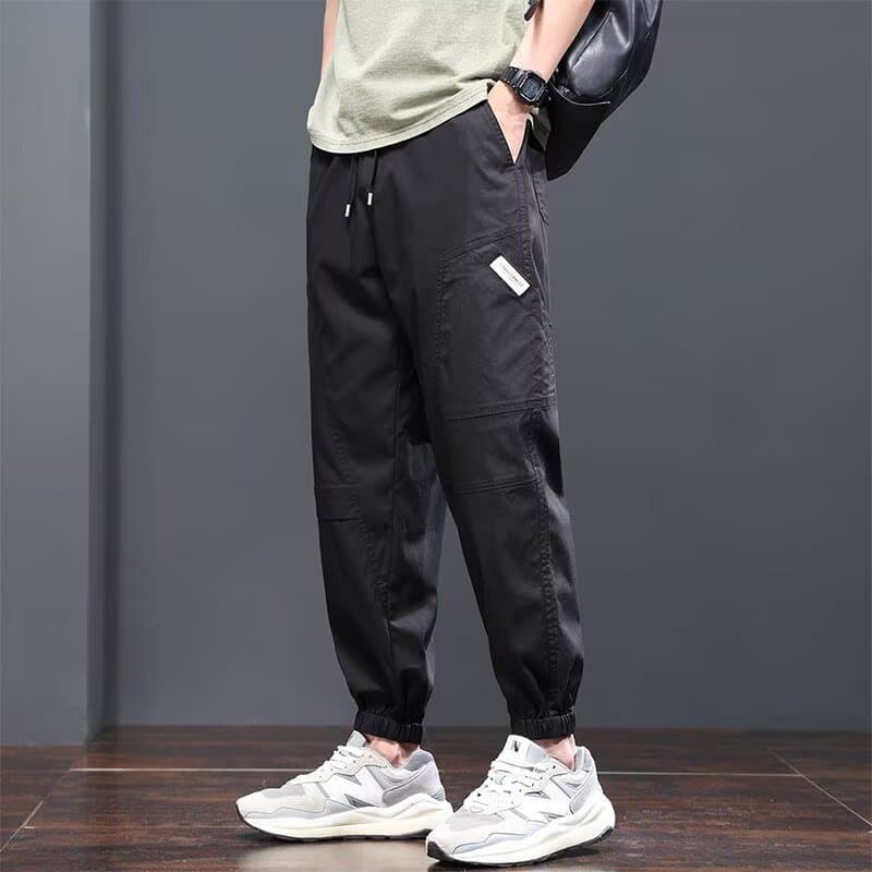 2026 AliExpress Summer Men's American Overalls Commuting Sports Casual Pants Wear-Resistant Handsome Tactical Paratrooper Pants