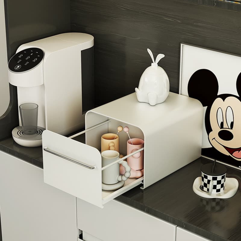 Cup and Water Bottle Storage Rack, Cup Holder for Living Room, Office, Desk Cabinet, for Coffee Glasses, Tea Cups