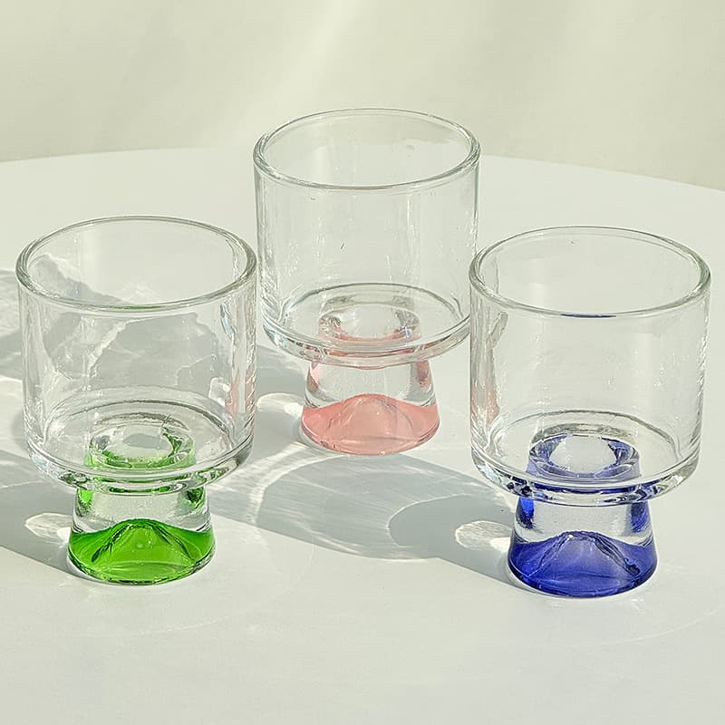 High-looking glass cup, beverage, juice cup, drinking cup, ins style design, niche tall dessert cup, coffee cup