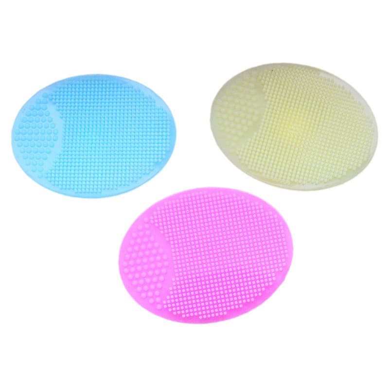 Dudu Bear Baby Bath Cleaning Brush Exfoliating Massage Face Brush Infant Silicone Shampoo Brush