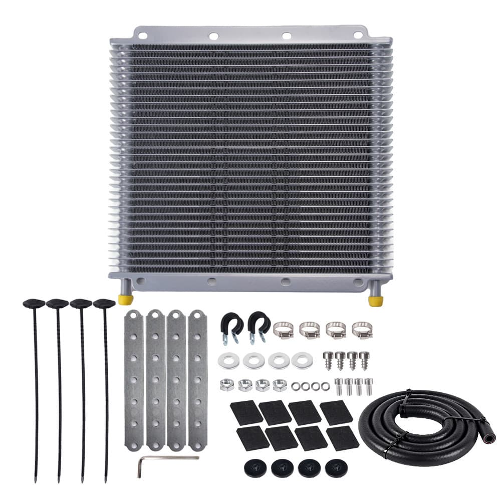 Car Modified Transmission Oil Cooler Aluminum Alloy Radiator Engine Fin Cooler 19 Row 25 Row 32