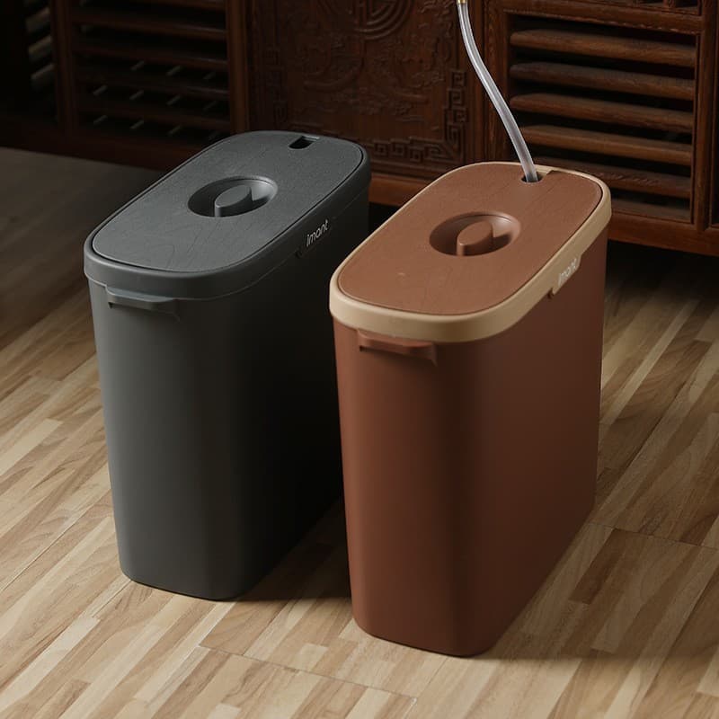Under Table Gongfu Tea Water Bucket Waste Water Bucket Water Storage Bucket Tea Set Accessory with Filter Net Tea Residue Bucket Narrow Gap Other
