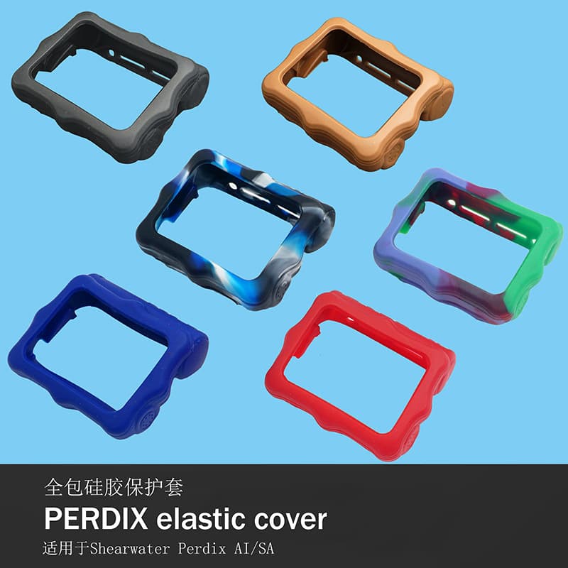 Shearwater Perdix 2 Ti AI/SA Silicone Protective Cover for Dive Watch, Full Wrap, Multi-color, Wear-resistant