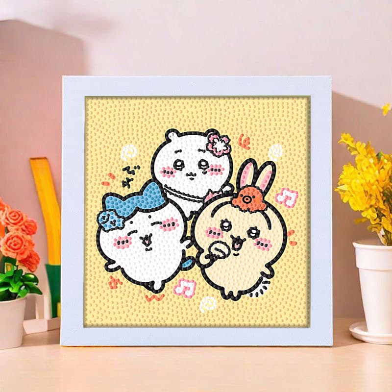 New Children's DIY Diamond Painting Cartoon Handmade Educational Wholesale Diamond Sticker Material Kit Creative Diamond Art