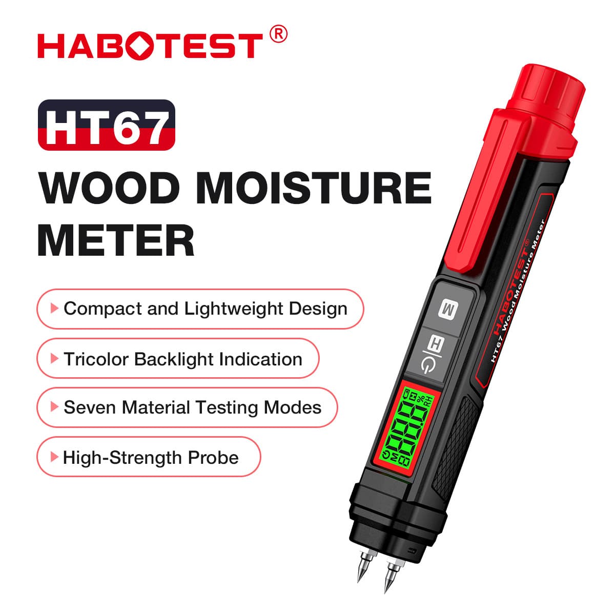 Huabo HT67 Wood Moisture Tester