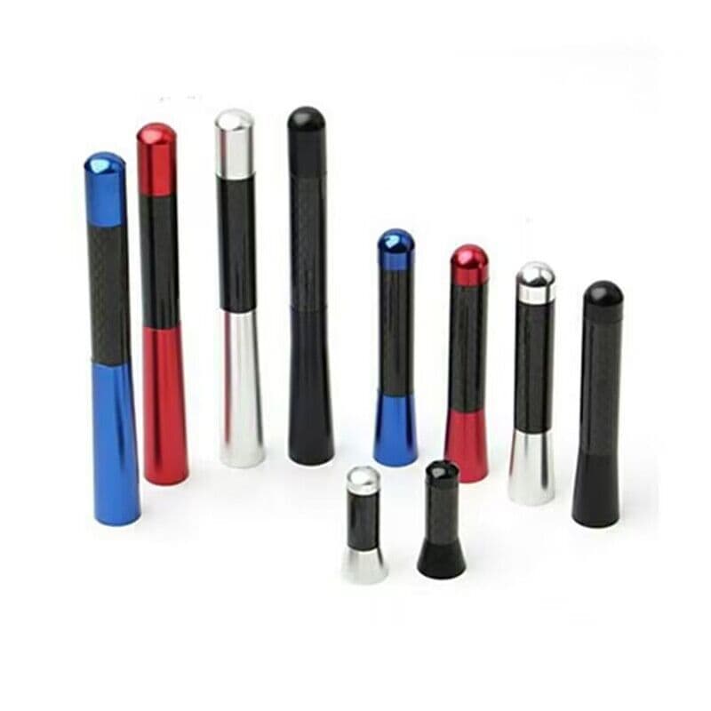 Cross-border Car Signal Carbon Fiber Antenna, Metal Short Long Aluminum Car Radio Antenna Modified Decorative Antenna