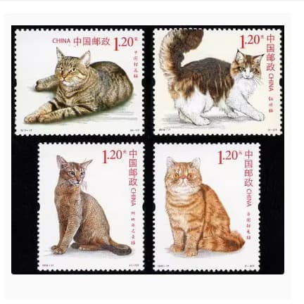 2013-17 Cat Stamps, Genuine Post Office Product, 1.2 Yuan Discounted Mailing Stamps, Engraved Edition